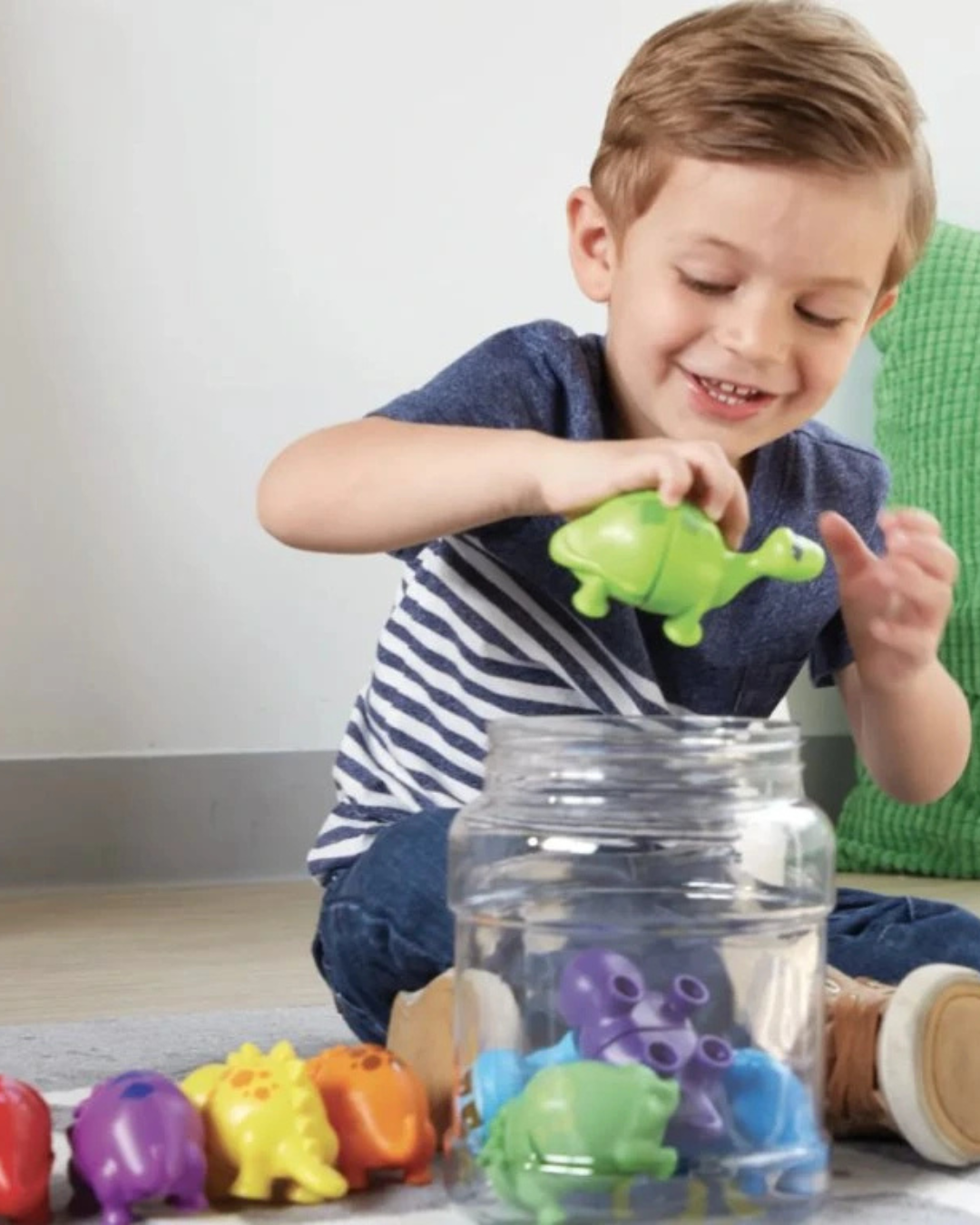 Learning Resources - Snap-n-Learn - dinosauří třídicí a spojovací hra (18 ks)